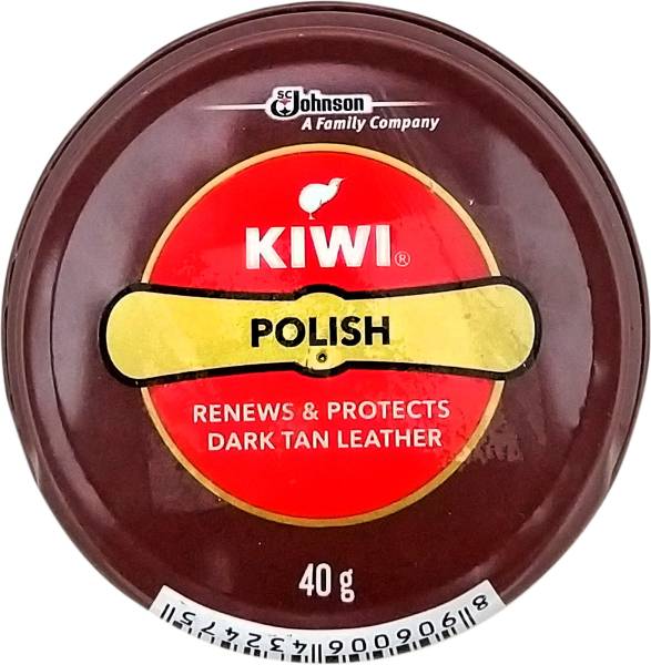 Kiwi Renews and Protects Leather Shoe Wax Polish