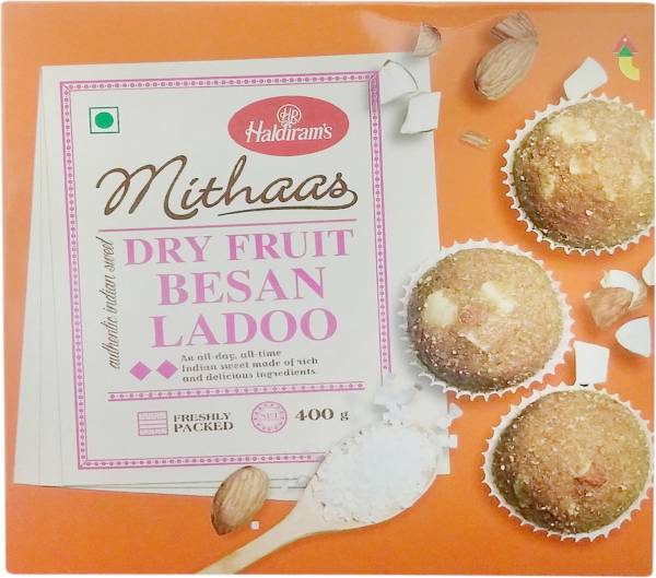 Haldiram's Dry Fruit Besan Ladoo Carton