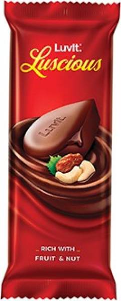 LuvIt Luscious Silky Smooth with Fruit and Nuts Chocolate Bars