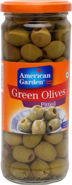 American Garden Pitted Green Olives