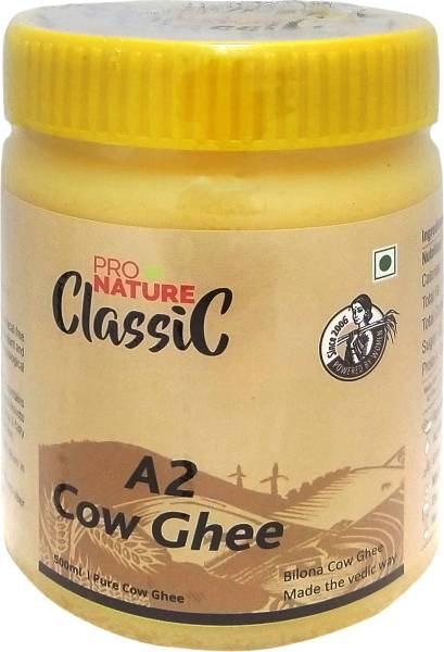 Pro Nature Classic A2 Cow Ghee 500 ml Plastic Bottle