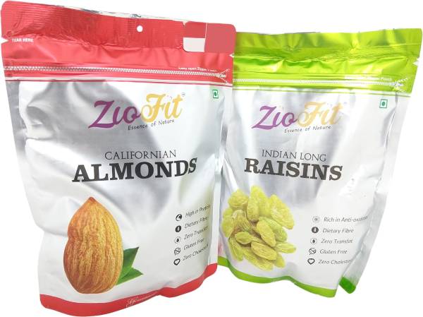 Ziofit California Almonds and Indian Raisins