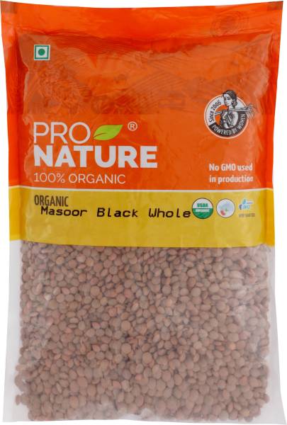 Pro Nature Organic Unpolished Black Masoor Dal (Whole)