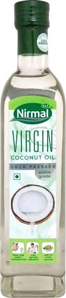 KLF Nirmal Virgin Coconut Oil Glass Bottle