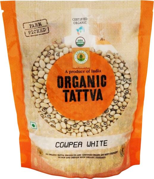 Organic Tattva White Black Eyed Beans (Whole)