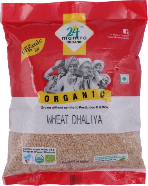 24 Mantra Organic Wheat Dhaliya Broken Wheat