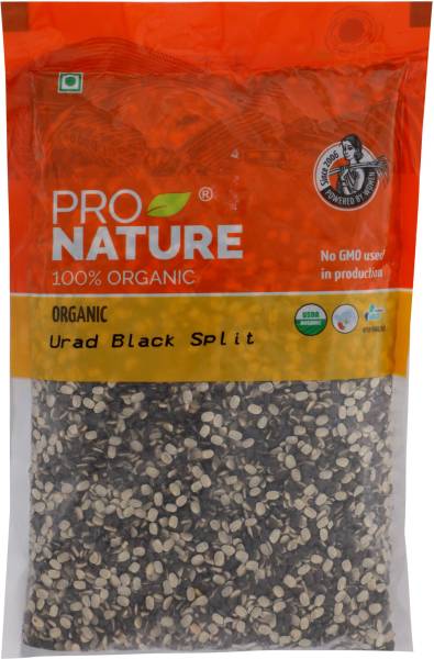 Pro Nature Organic Unpolished Black Urad Dal (Split)