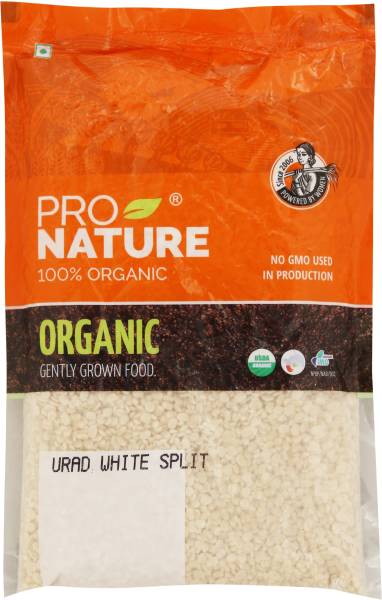 Pro Nature Organic Unpolished White Urad Dal (Split)