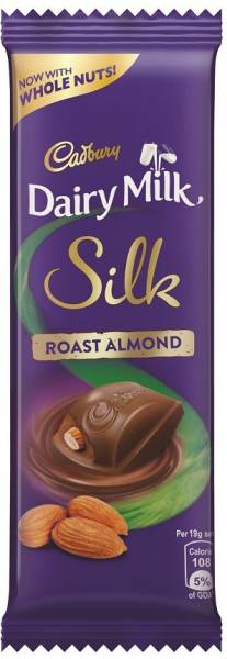 Cadbury Dairy Milk Silk Roast Almond Chocolate Bars