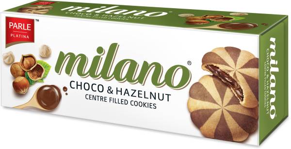 Parle Milano Choco and Hazelnut Cookies