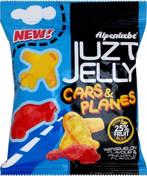 Alpenliebe Juzt Cars and Planes Watermelon and Pineapple Jelly Candy