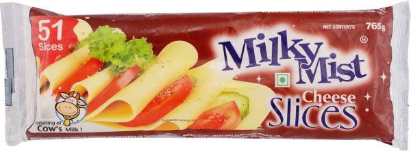 Milky Mist Plain Processed cheese Slices