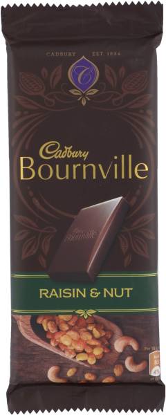 Cadbury Bournville Raisin &amp; Nuts Dark Chocolate Bars