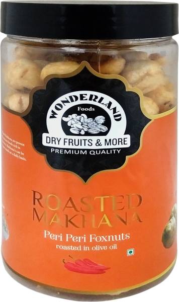 Wonderland Foods Roasted Makhana Peri Peri Foxnuts