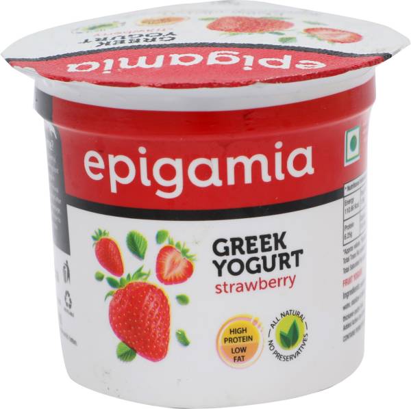 Epigamia Greek Strawberry Fruit Yogurt Strawberry