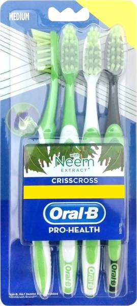 Oral-B Pro Health Crisscross with Neem Extract Medium Toothbrush