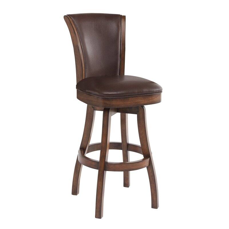 Armen Living Raleigh 26 in. Armless Swivel Counter Stool