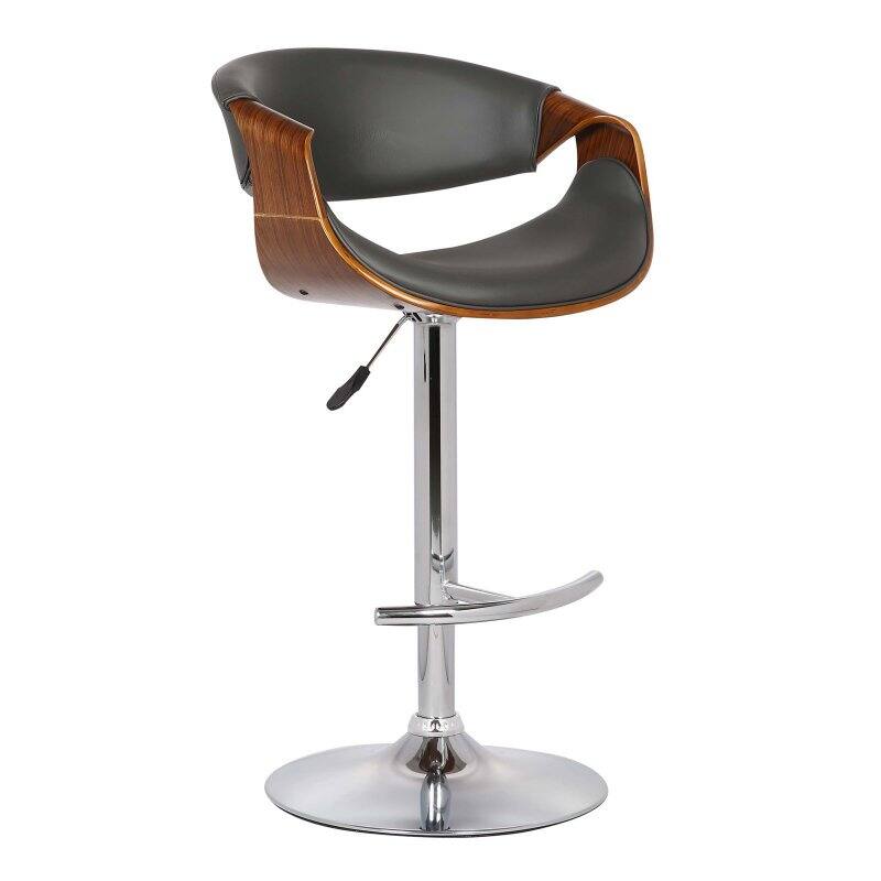 Armen Living Butterfly Adjustable Swivel Bar Stool