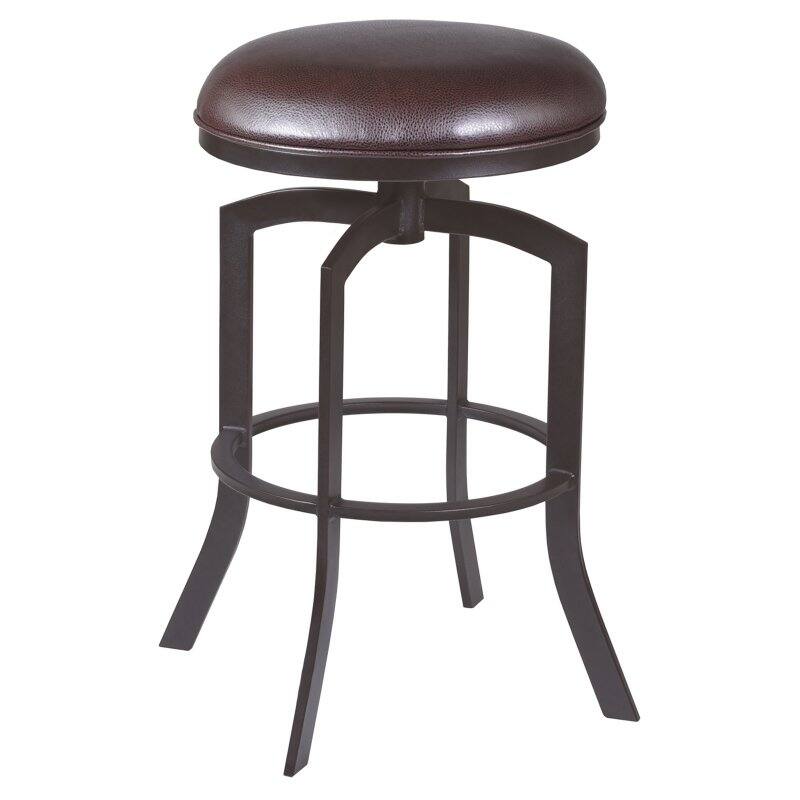 Armen Living Studio 26 in. Swivel Counter Stool