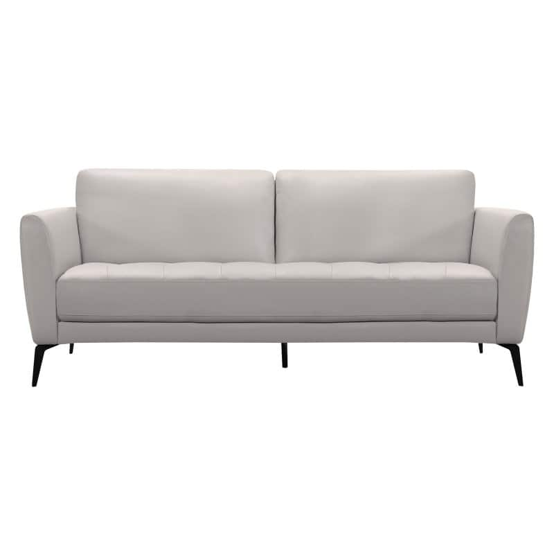 Armen Living Hope Genuine Leather Sofa