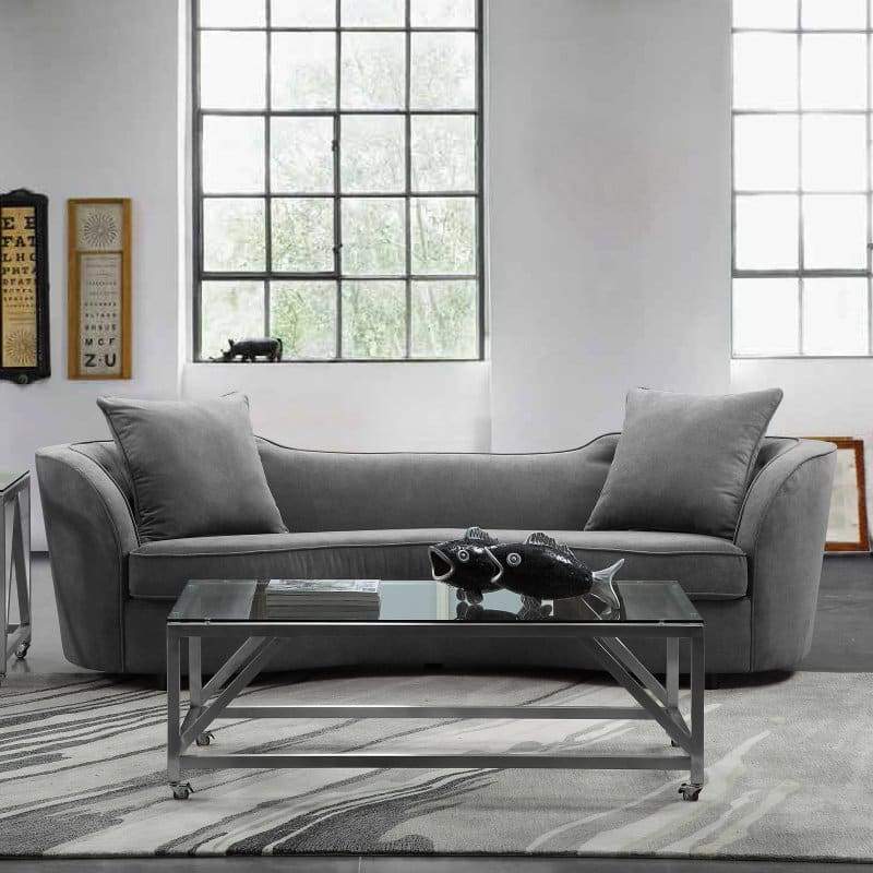 Armen Living Palisade Tufted Sofa