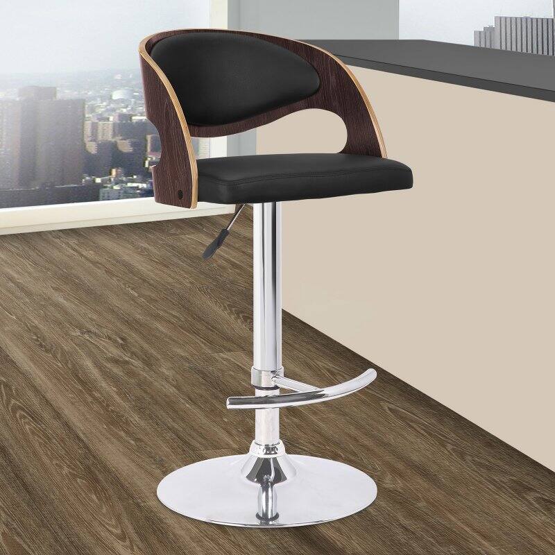 Armen Living Malibu Swivel Adjustable Barstool