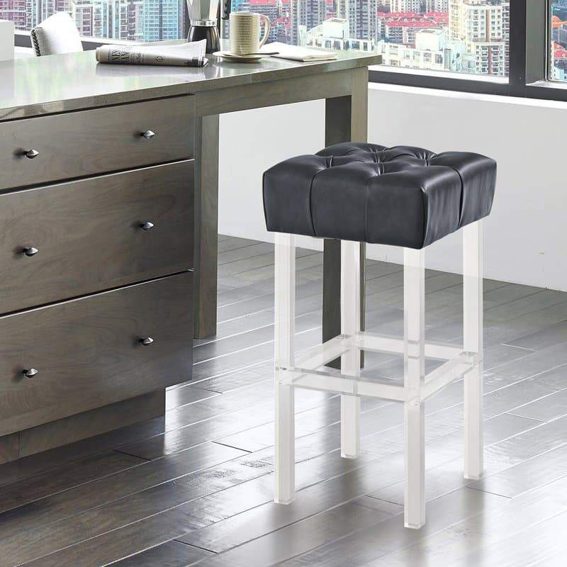 Armen Living Kara Contemporary 30 in. Bar Stool