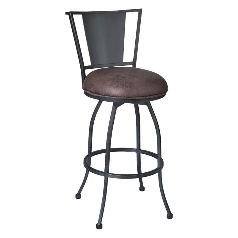 Home Chic Beathard 30 in. Armless Swivel Bar Stool