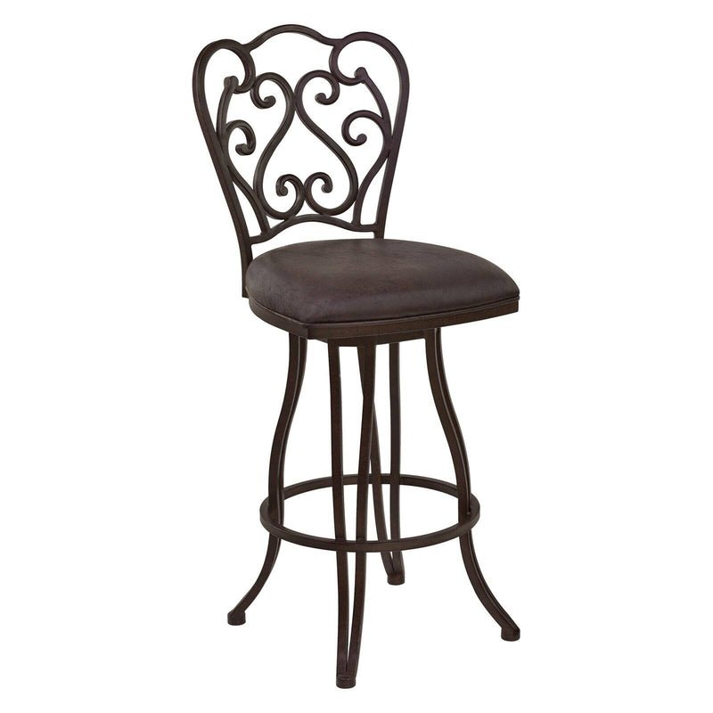 Home Chic Colby 26 in. Armless Swivel Counter Stool
