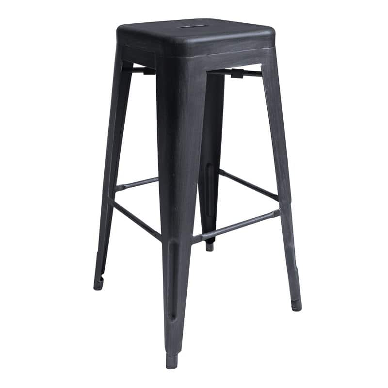 Home Chic Deion Industrial 30 in. Bar Stool