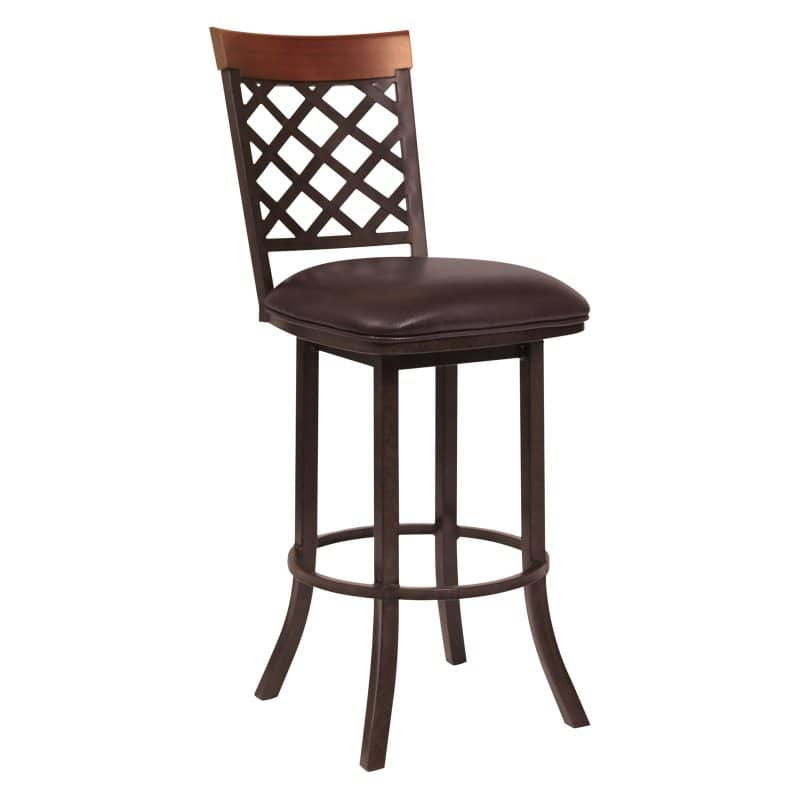 Armen Living Bree 26 in. Swivel Counter Stool