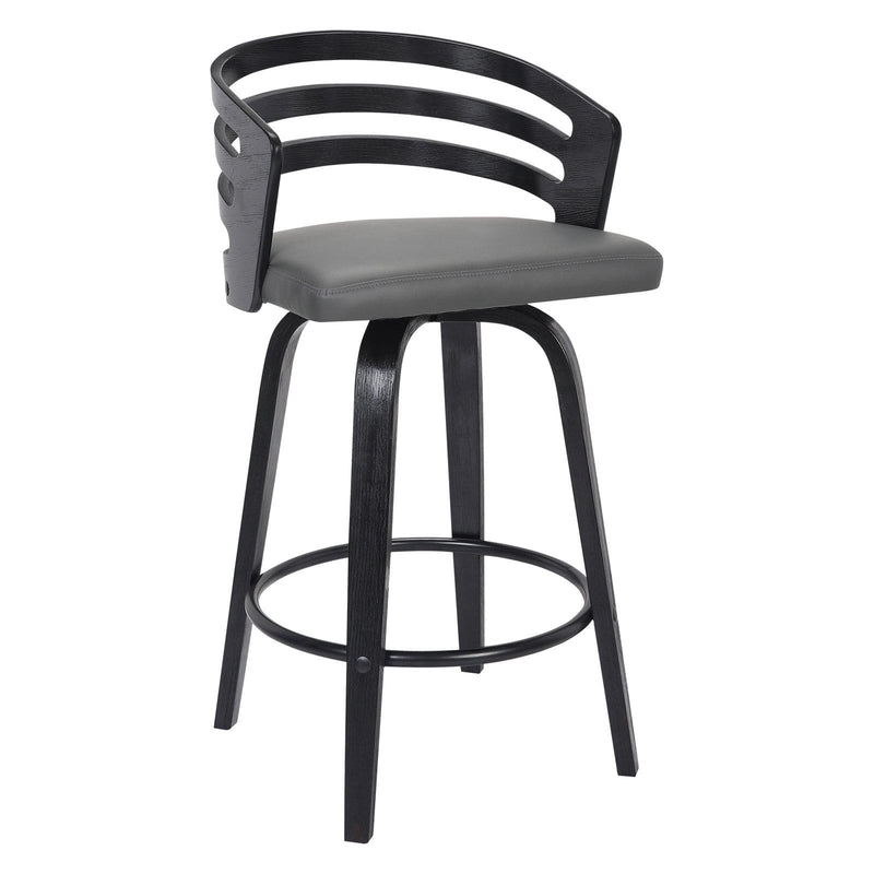 Armen Living Jayden 26 in. Swivel Counter Stool