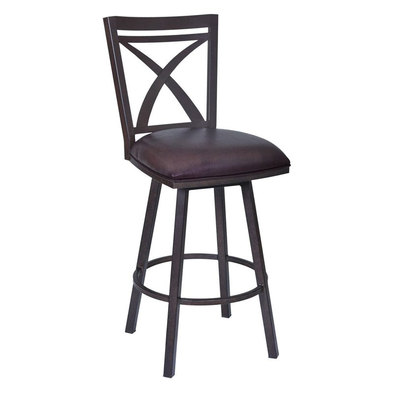 Armen Living Nova 30 in. Swivel Barstool