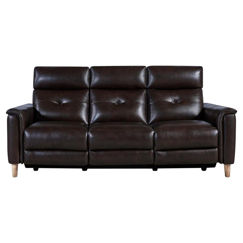 Armen Living Bynes Power Reclining Sofa with USB Port