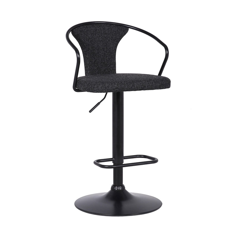 Armen Living Ian Adjustable Swivel Bar Stool