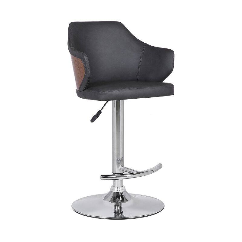 Armen Living Aaron Adjustable Swivel Bar Stool