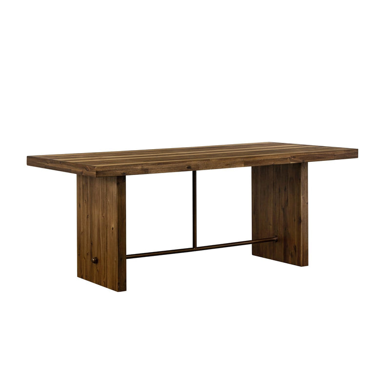 Armen Living Superb Rustic Oak Dining Table