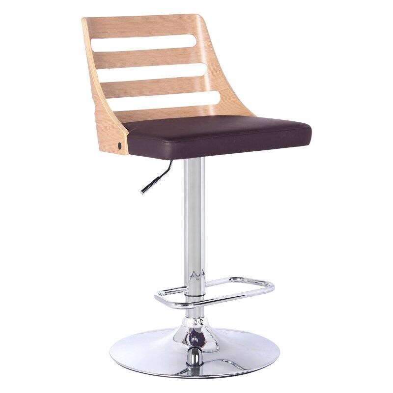 Armen Living Storm Adjustable Swivel Bar Stool