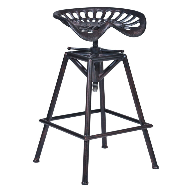 Armen Living Osbourne Adjustable Swivel Bar Stool