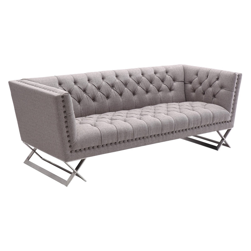 Armen Living Odyssey Modern Sofa - Tweed