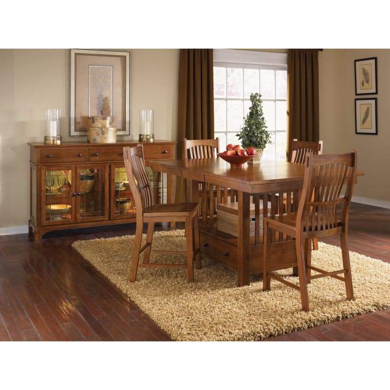 A-America Laurelhurst Gathering Counter Height Dining Table - Mission Oak