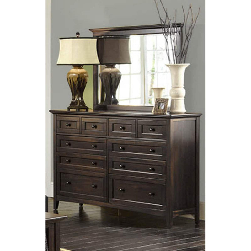 A-America Westlake 10 Drawer Dresser with Felt Lined Top Drawers