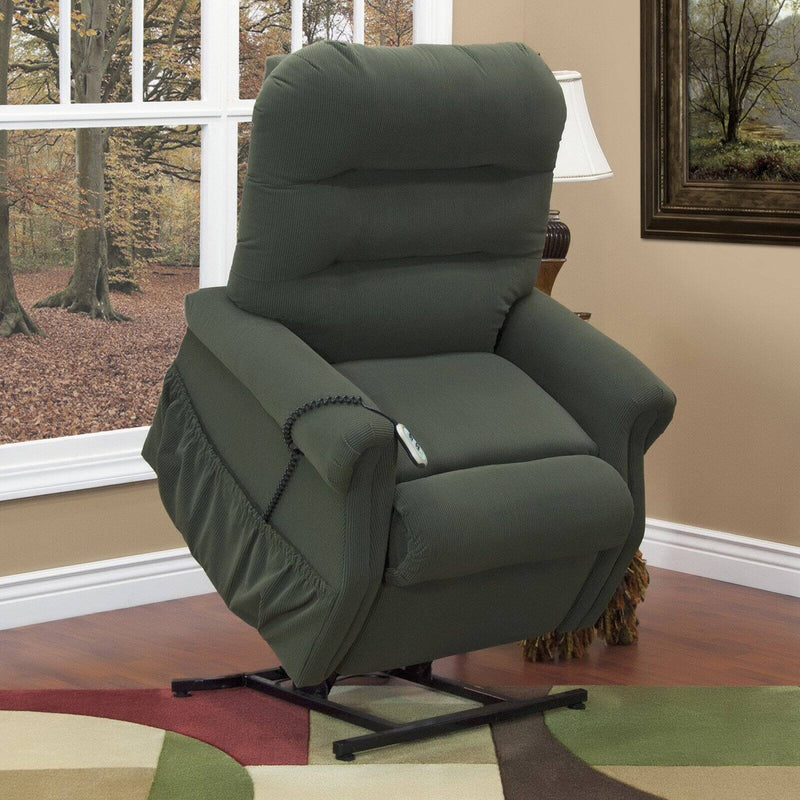 Med-Lift Aaron Wide Three Way Lift Recliner Berry