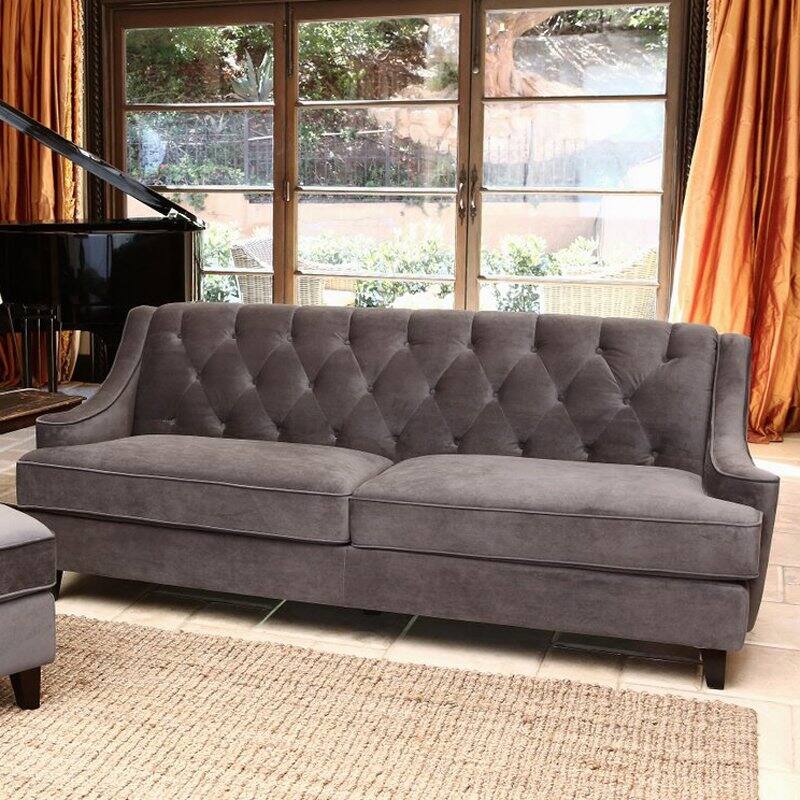 Abbyson Emily Tufted Sofa