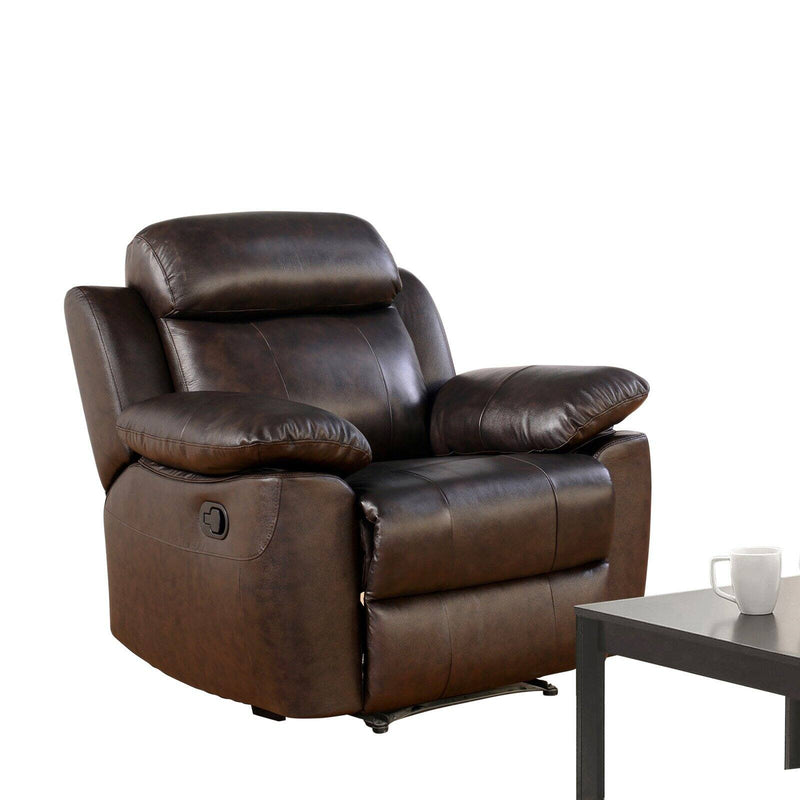 Abbyson Dominica Leather Recliner