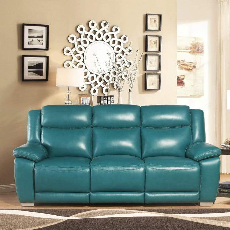 Abbyson Lilah Leather Reclining Sofa