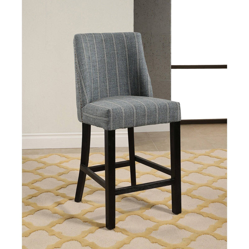 Abbyson Clark Pinstripe 26.4 in. Counter Stool