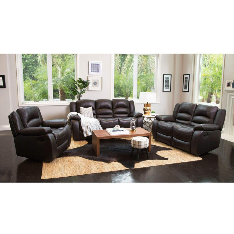 Abbyson Living Ashton Leather 3-Piece Set