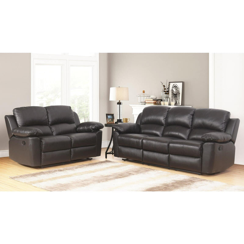 Abbyson Living Western Leather Reclining Loveseat/Sofa