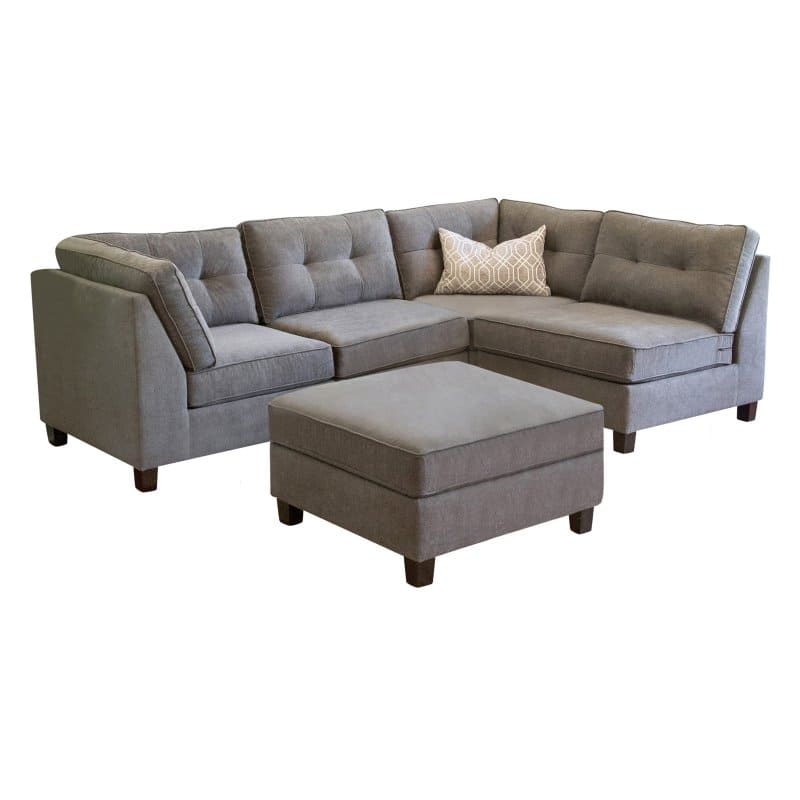 Abbyson Maxwell 5 Piece Modular Sectional